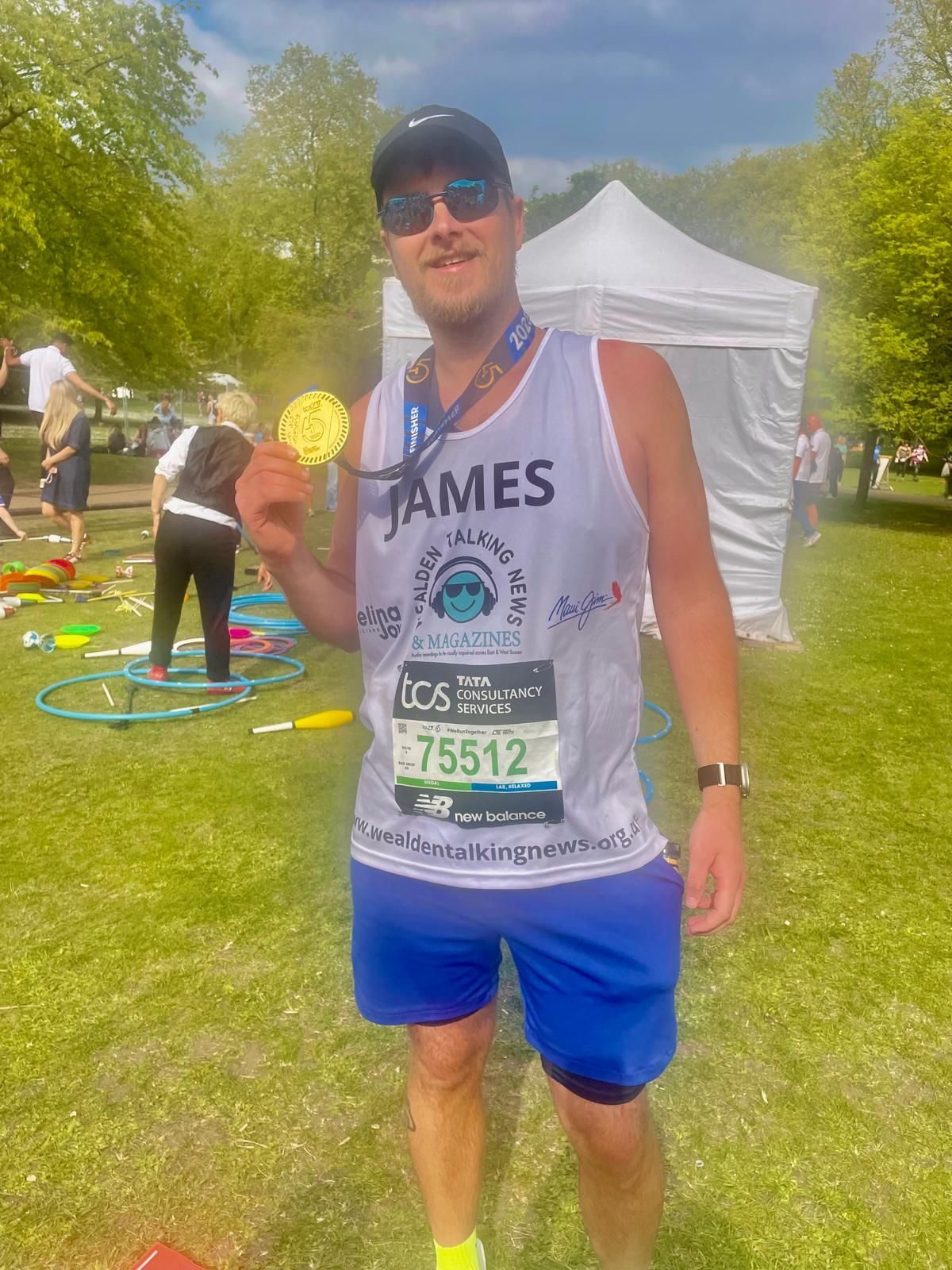 James marathon finish
