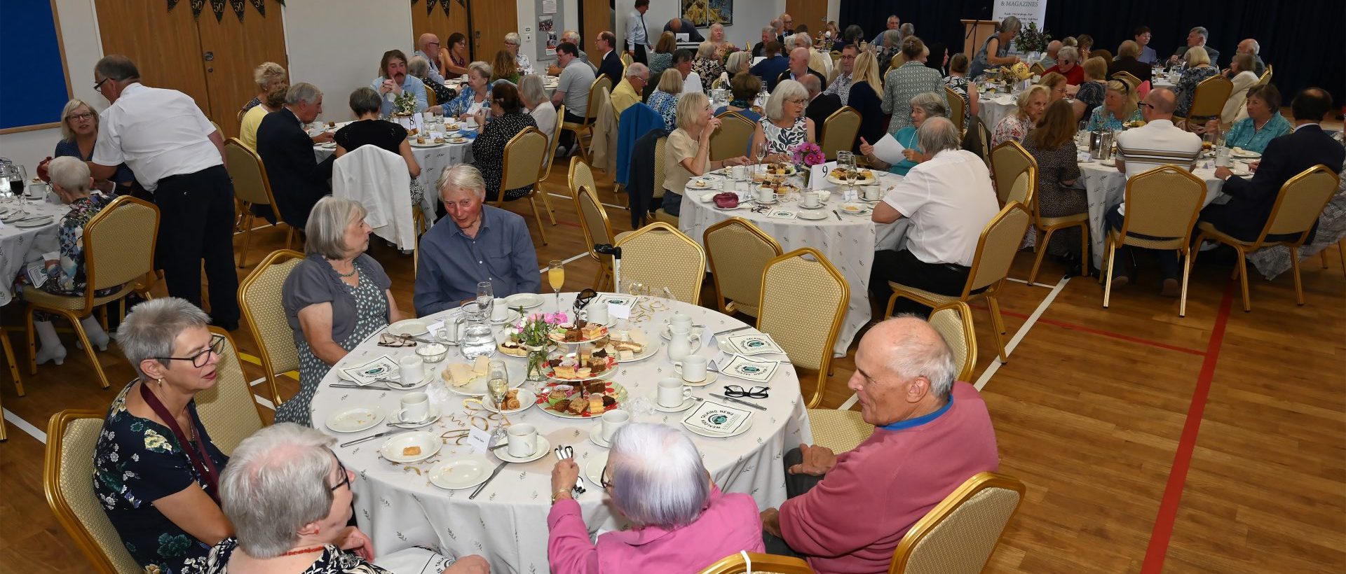 WTN - 50 Anniv tea tables